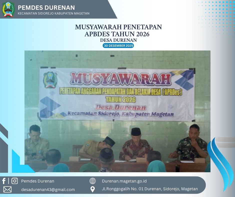 MUSYAWARAH PENETAPAN APBDES TAHUN 2026